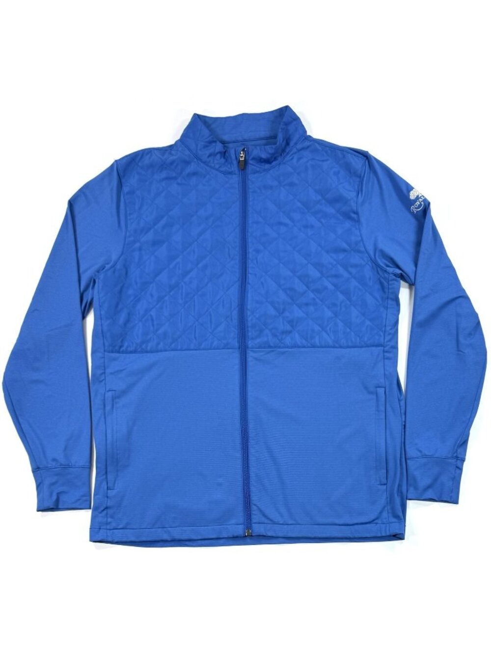 Straight Down Mens Quilted Jacket Golf Royal Oaks Country Club TX Size Medium